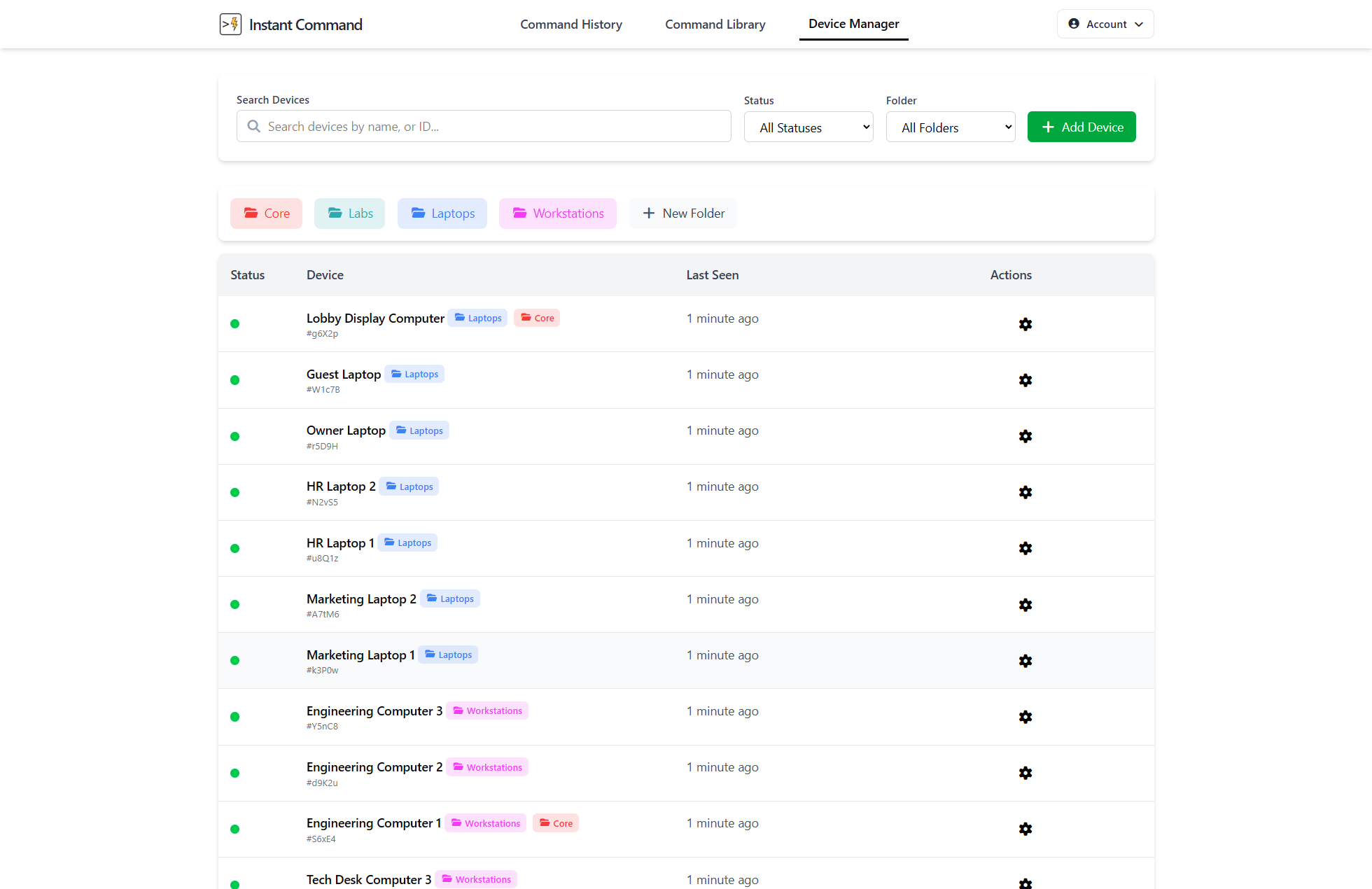 Device Manager preview